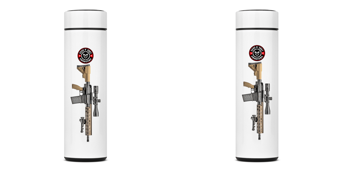 Nome do produto: Garrafa Térmica HK A1 Guns N\' Shot
