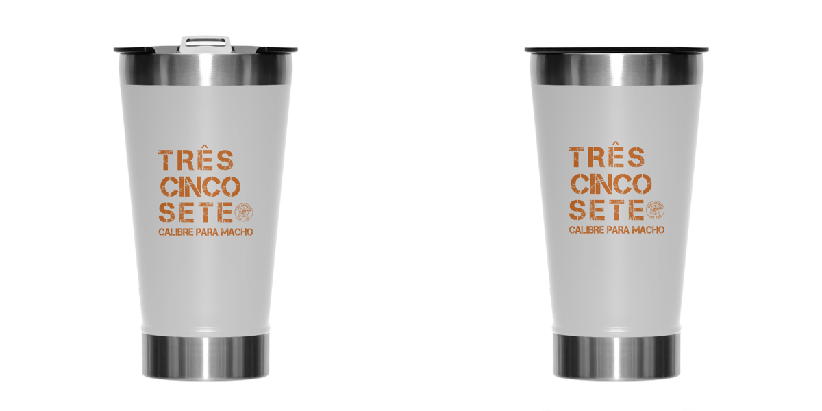 Nome do produto: Copo Térmico 357 Cão Armado