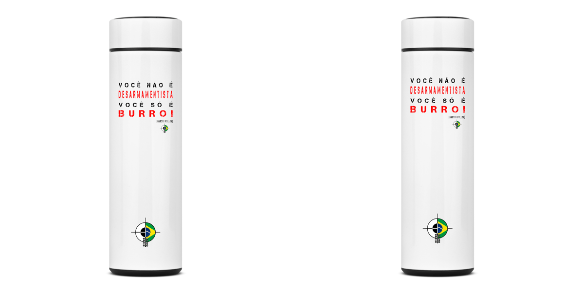 Nome do produto: Garrafa Térmica Só Burro BoyShooterBrasil 