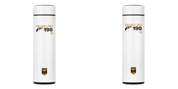 Garrafa Térmica Não Ligo 190 Pólvora e Mato