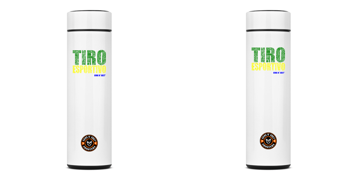 Nome do produto: Garrafa Térmica Quebra Cabeça Tiro Esportivo 