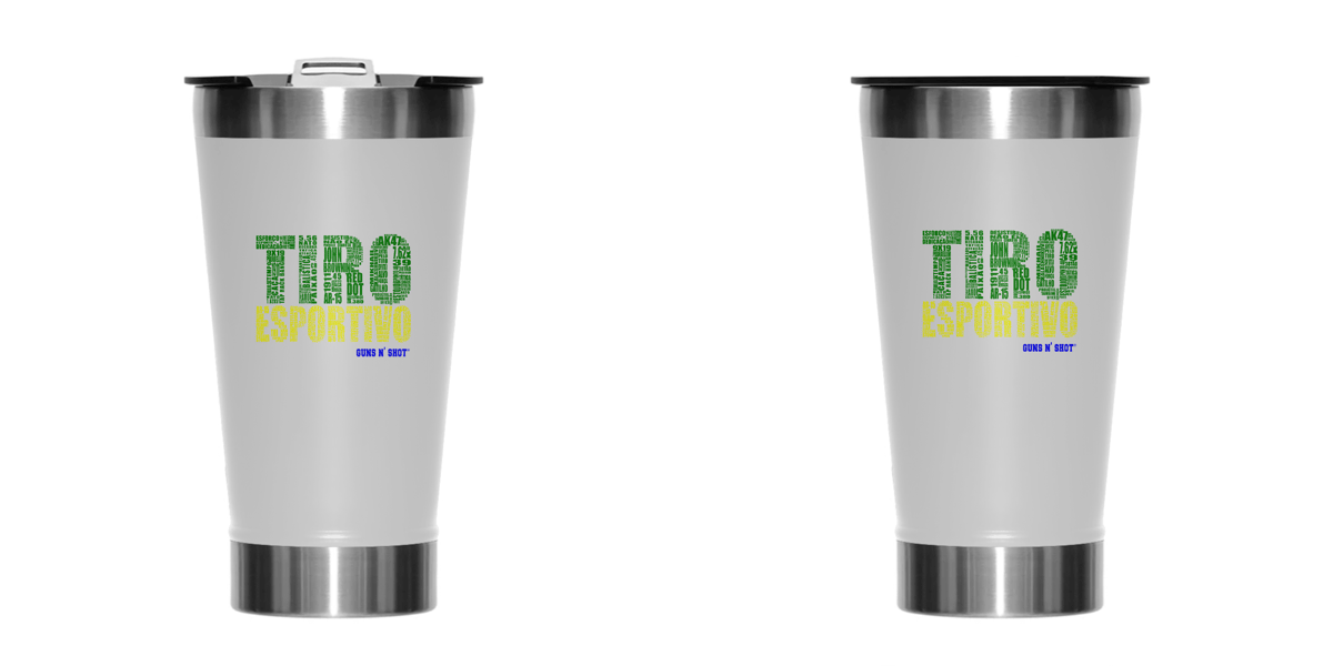 Nome do produto: Copo Térmico Quebra Cabeça Tiro Esportivo 