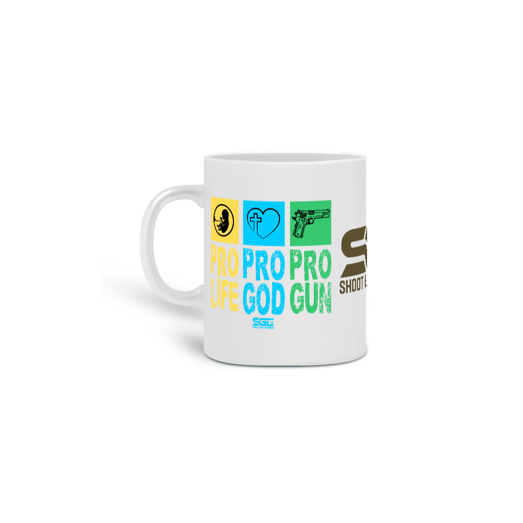 Nome do produto: Caneca Pro life Shoot Gun Experience