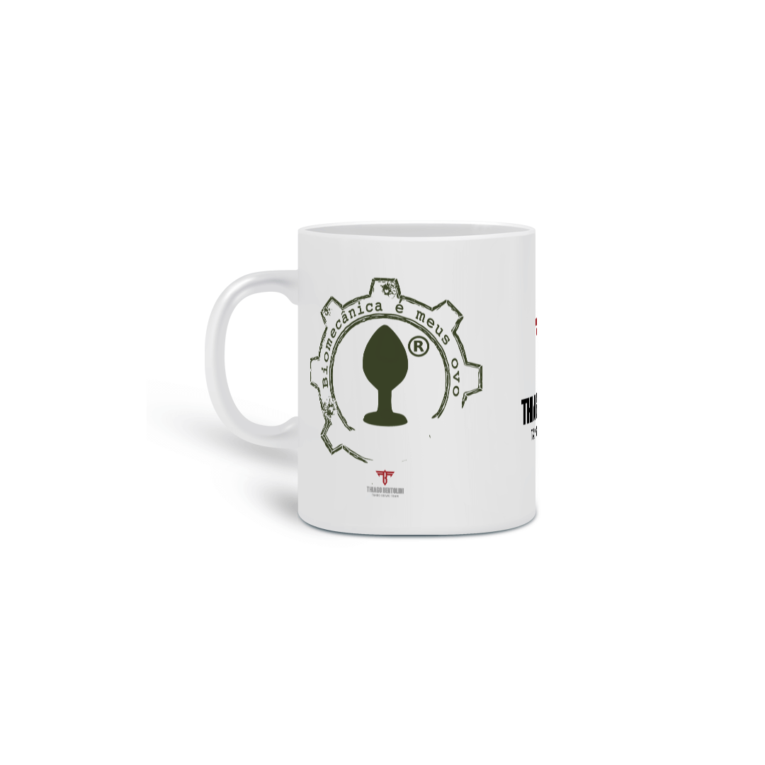Nome do produto: Caneca Biomecânica dos ovos Thiaho Bertolini