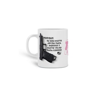 Caneca Muito Jovem Brenda Provesi Pólvora com Blush