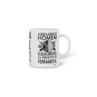 Nome do produto Caneca Sua Mente Canhoto Armamentista