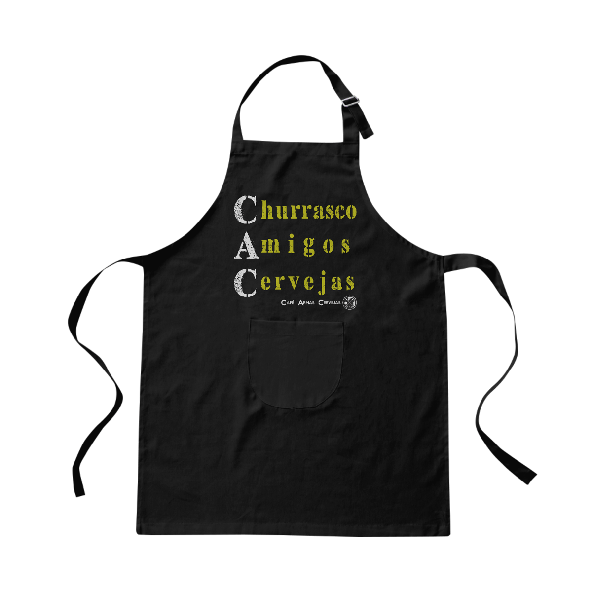 Nome do produto: Avental CAC Churrasco amigos cerveja