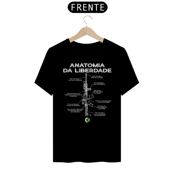 Anatomia da Liberdade BoyShooterBrasil preta e coloridas