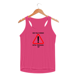 Nome do produto Estou Treinando Regata Dry Fit  Fem 