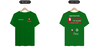 Nome do produto Instrutor Stop The Bleed coloridas 100% Algodão Premium