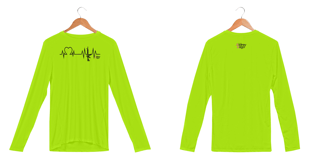 Nome do produto Batimento cardíaco do Atirador Esportivo Dry Fit Manga Longa Aldrey Zago