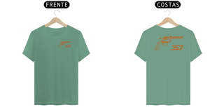Nome do produto Single Action 357 Pólvora e Mato Camiseta Estonada
