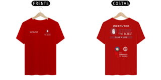 Nome do produto Instrutor Stop The Bleed coloridas 100% Algodão Premium