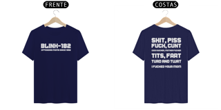 Nome do produtoCamiseta Offending Moms Since 1992 - blink-182  (unissex)
