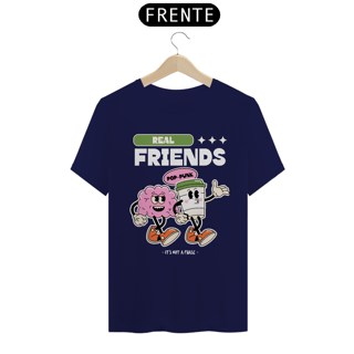 Nome do produtoCamiseta Real Friends Pop-punk