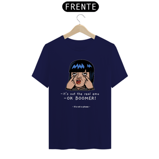 Nome do produtoCamiseta not the real emo