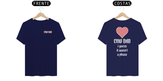 Nome do produtoCamiseta Emo Dad - Heart