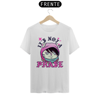 Nome do produtoCamiseta Its Not a Phase - Emo Cat