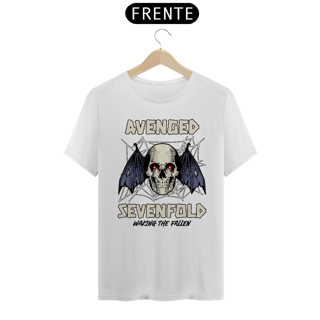 Nome do produtoCamiseta Avenged Sevenfold - Deathbat (branca)
