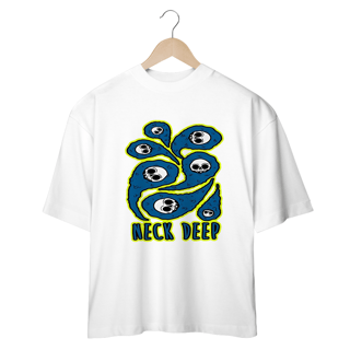 Nome do produtoCamiseta Oversized Neck Deep - Ghosts