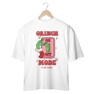 Nome do produtoCamiseta Oversized Grinch Mode On