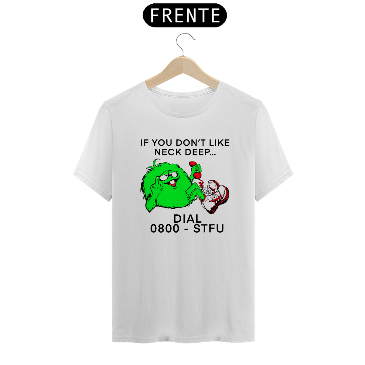 Nome do produto: Camiseta Neck Deep - 0800 STFU