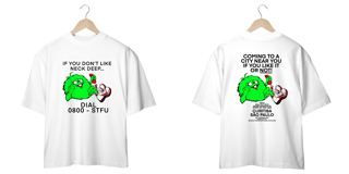 Nome do produtoCamiseta Oversized Neck Deep - Dial STFU