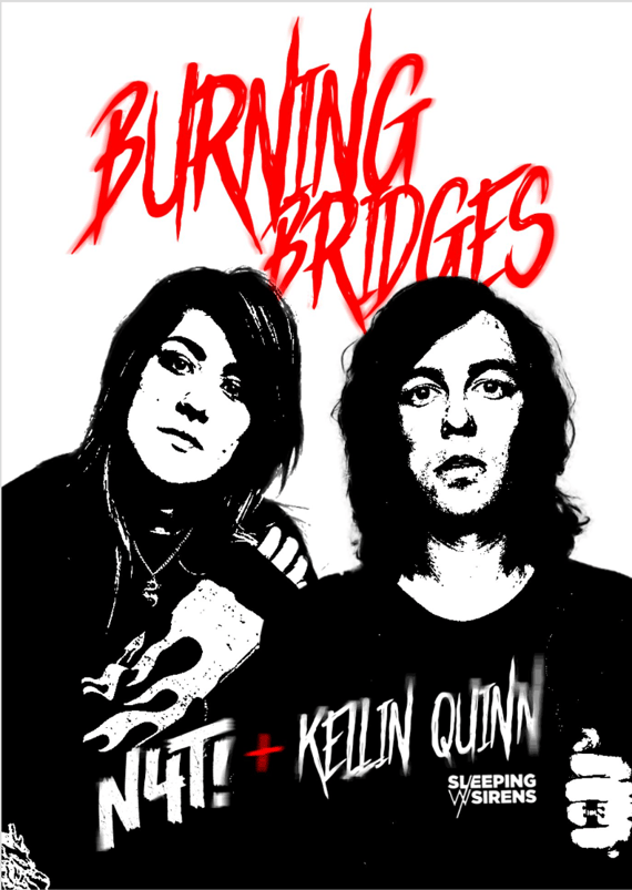 Poster Burning Bridges - N4T ft. Kellin Quinn 