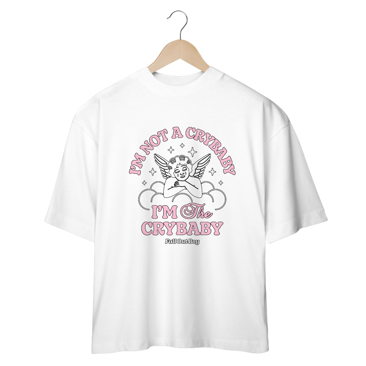 Nome do produto: Camiseta Oversized Fall Out Boy - The Crybaby