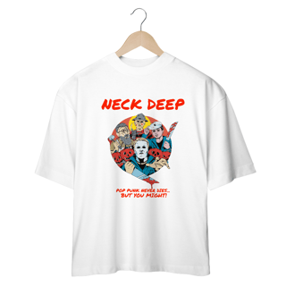 Nome do produtoCamiseta Oversized Neck Deep - Halloween