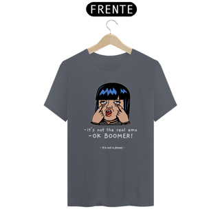 Nome do produtoCamiseta not the real emo