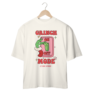 Nome do produtoCamiseta Oversized Grinch Mode On