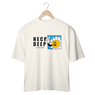 Nome do produtoCamiseta Oversized Neck Deep - In Bloom