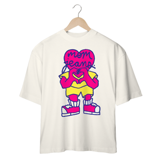 Nome do produtoCamiseta Oversized Mom Jeans. - Heart