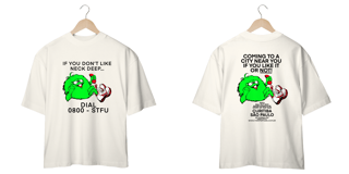 Nome do produtoCamiseta Oversized Neck Deep - Dial STFU