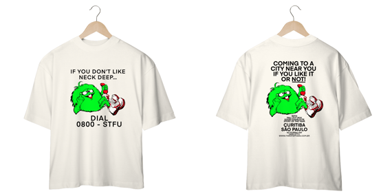 Camiseta Oversized Neck Deep - Dial STFU