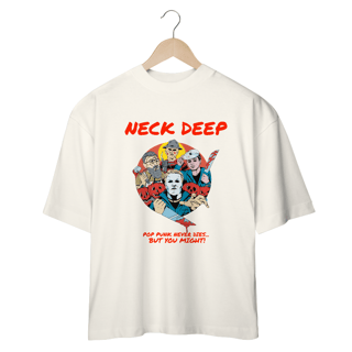 Nome do produtoCamiseta Oversized Neck Deep - Halloween