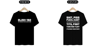 Nome do produtoCamiseta Offending Moms Since 1992 - blink-182  (unissex)