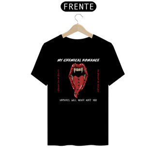 Nome do produtoCamiseta Vampires will never hurt you - My chemical romance