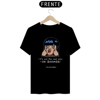 Nome do produtoCamiseta not the real emo