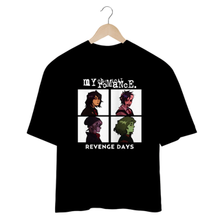Nome do produtoCamiseta Oversized MCR - Revenge Days