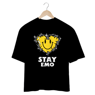 Nome do produtoCamiseta Oversized Stay Emo