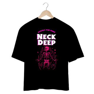 Nome do produtoCamiseta Oversized Neck Deep - Pop Punk Skull