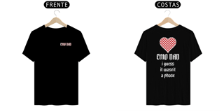Nome do produtoCamiseta Emo Dad - Heart