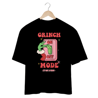 Nome do produtoCamiseta Oversized Grinch Mode On