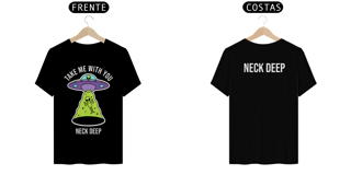 Nome do produtoCamiseta Neck Deep - Take Me With You