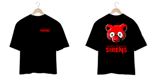 Nome do produtoCamiseta Oversized Sleeping with Sirens - Red Bear