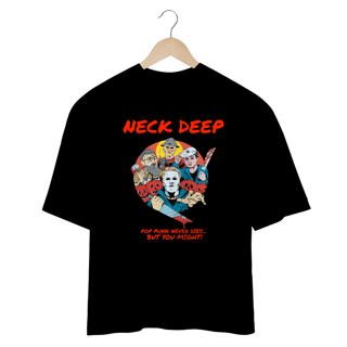 Nome do produtoCamiseta Oversized Neck Deep - Halloween