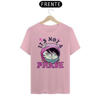 Nome do produtoCamiseta Its Not a Phase - Emo Cat