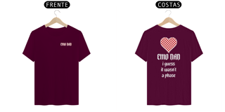 Nome do produtoCamiseta Emo Dad - Heart
